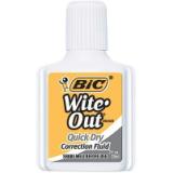 Bic WiteOut Brand Quick Dry Correction Fluid