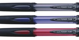 Uni Power Tank SN-227 Retractable Ballpoint Pens 0.7mm Red Pack/12