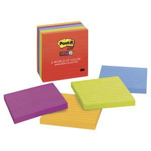 Post-It Super Sticky Notes 675-6Ssan 101 X 101mm Color Marrakesh Collection 6Pk