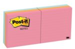 3M 630-6AN Capetown Lined Post-It Notes 76X76 6 Pads/Pk