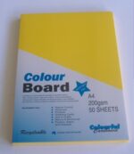 Colourboard Sunshine Yellow A4 210x297mm 50/Pack